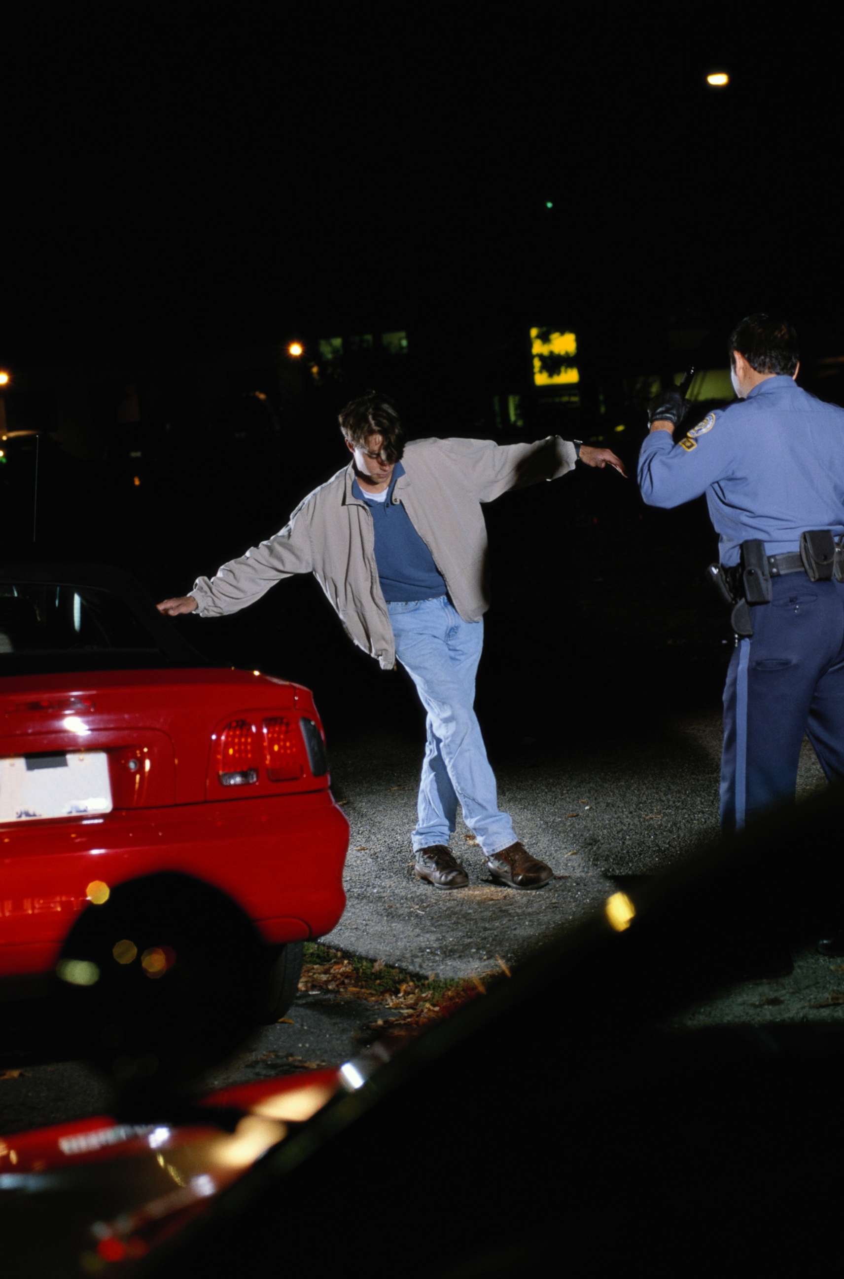 PHOTO: In this undated file photo, a sobriety test is being given.