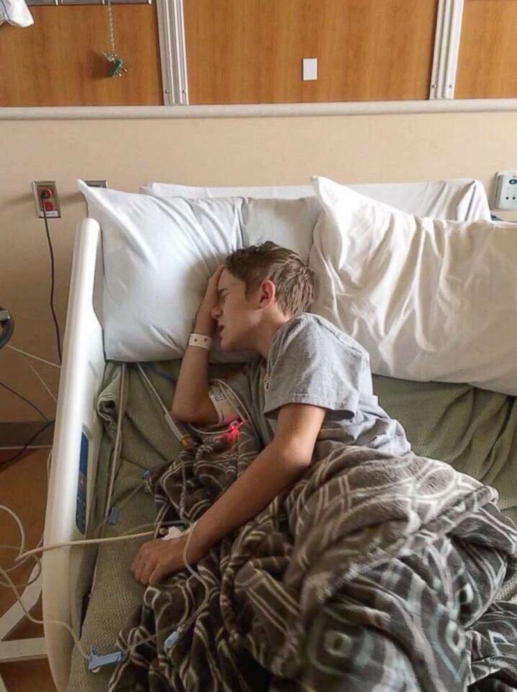 PHOTO: Amber Allen's son, Cooper, was finally diagnosed with acute flaccid myelitis.