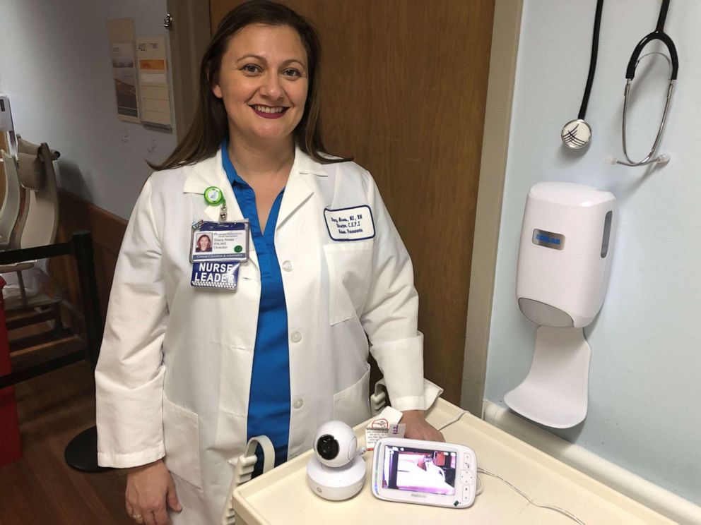 PHOTO: Stacy Alves, a nurse at the South Sacramento Medical Center, said baby monitors are "a great example of nursing innovation with our front-line staff."