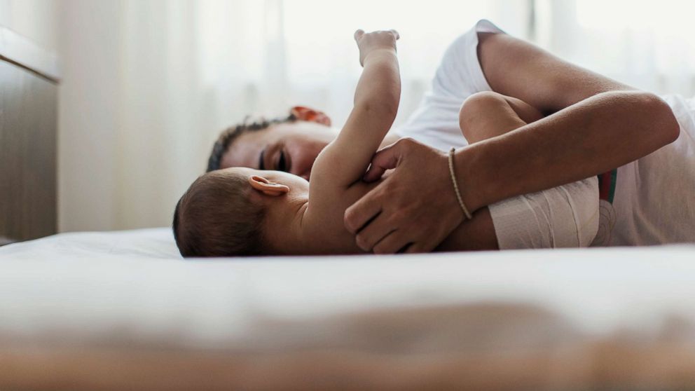 PHOTO: Stock photo of mother and baby.