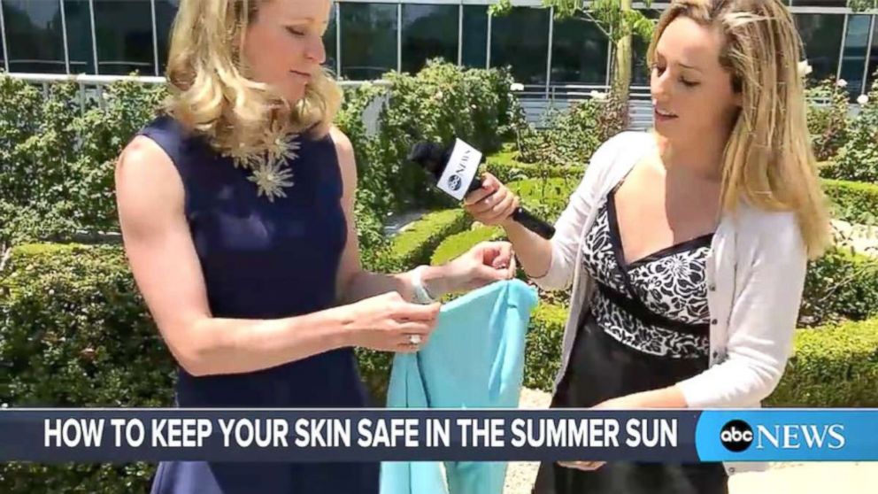 PHOTO: Tips for keeping skin safe in the sun during summer.