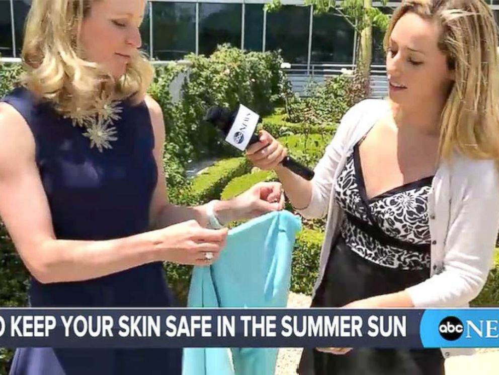 PHOTO: Tips for keeping skin safe in the sun during summer.