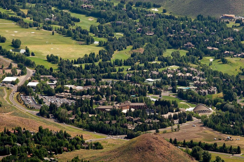 PHOTO: An overall view of Sun Valley is seen from the top of the Sun Valley Ski resort in Sun Valley, Idaho, July 10, 2012.