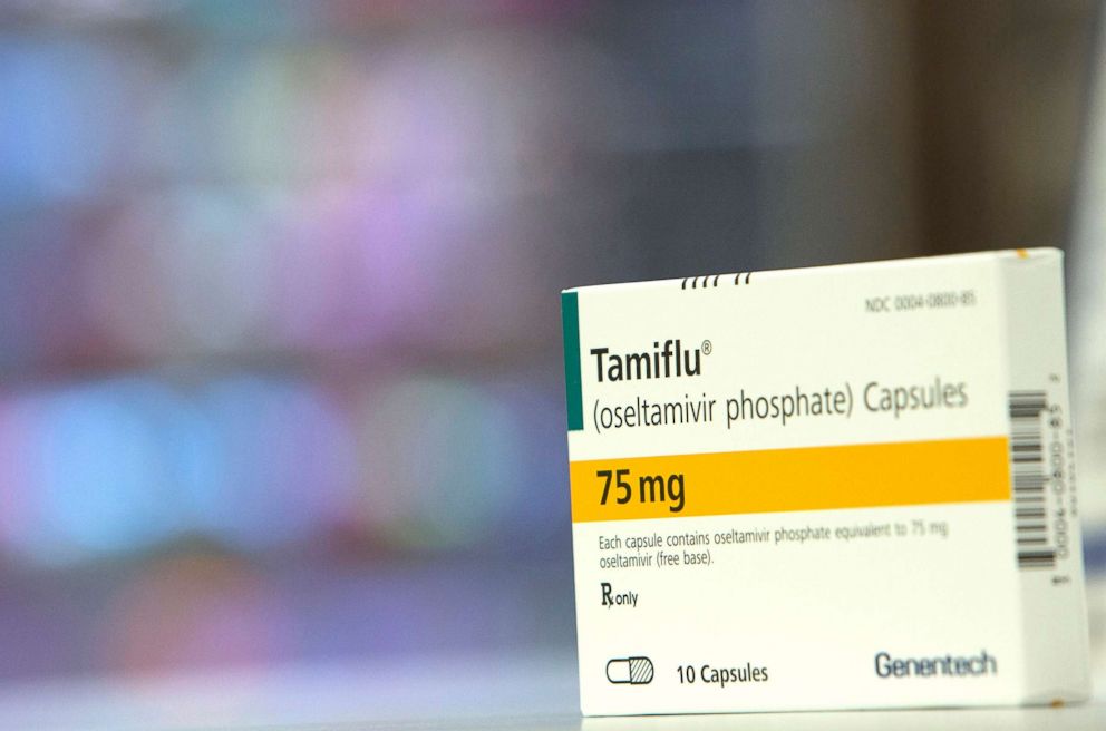 PHOTO: A box of Tamiflu is pictured at a Duane Reade pharmacy in New York, Jan. 10, 2013.