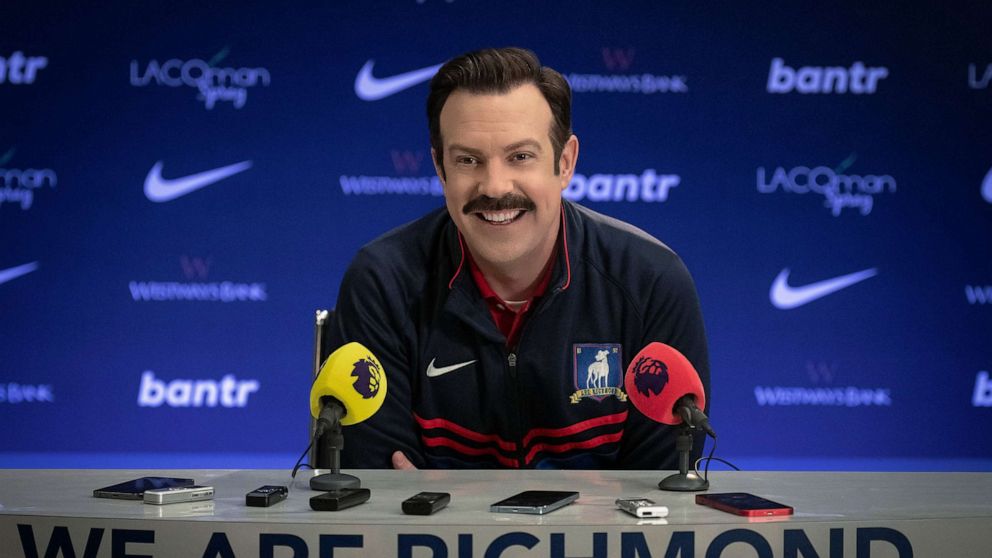 PHOTO: Jason Sudeikis as "Ted Lasso" in an episode from the Apple TV+ series.