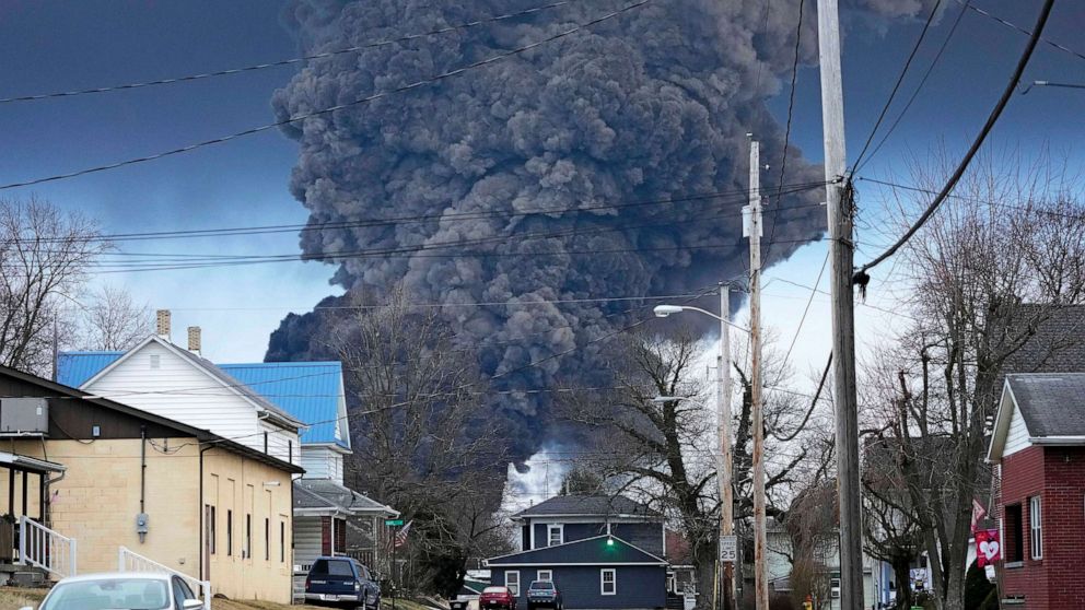 New body camera footage shows East Palestine toxic train derailment ...