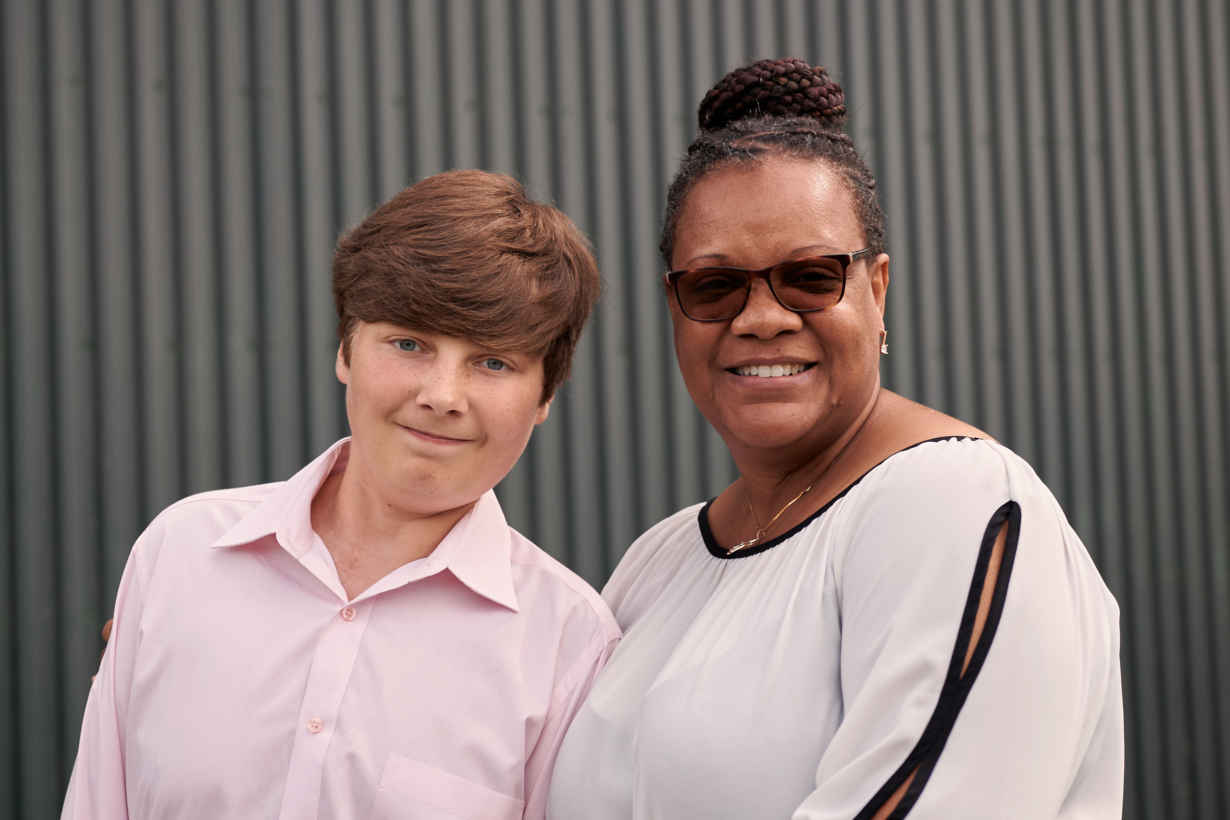 PHOTO: Jean Paul Marceaux, a heart transplant recipient, meets Maria Clark, whose son, Nicholas Peterson, was the donor after he died in an accident.