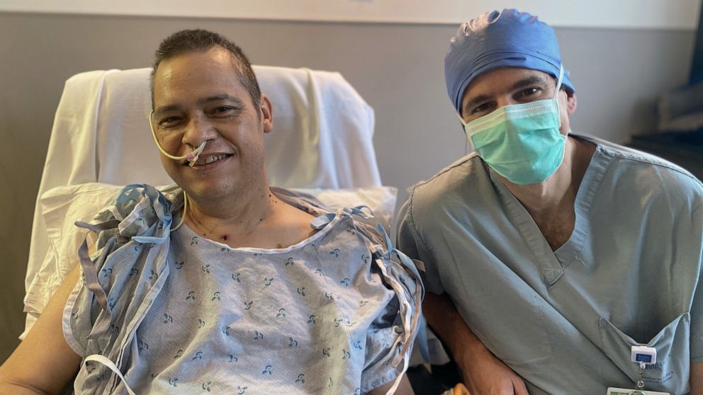 PHOTO: Paul Rodriguez is the first double lung transplant that Baylor St. Luke’s Medical Center in Houston, has performed on a COVID-19 patient since the pandemic began.