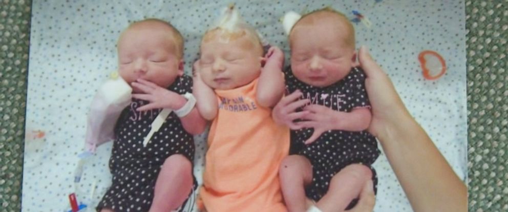 South Dakota Woman Gives Birth To Triplets After Thinking She Had ...