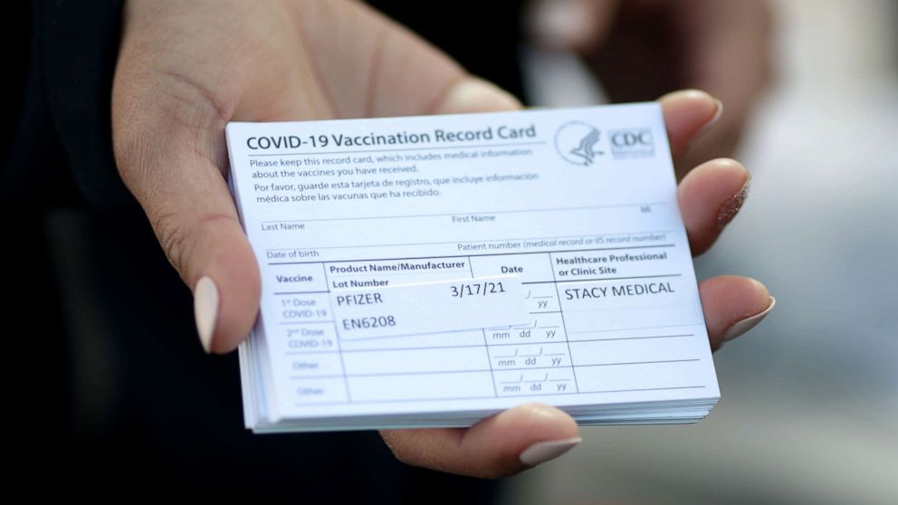 Hang on to that COVID-19 vaccination card -- it's ...