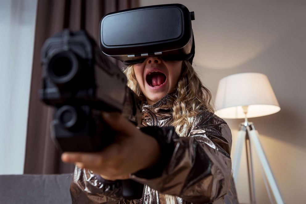 PHOTO: A child plays a video game in this stock photo.