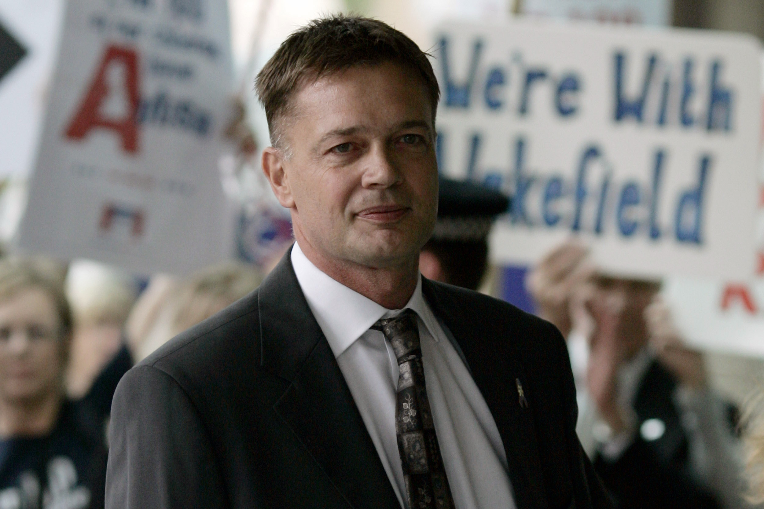 PHOTO: In this July 16, 2007 file photo Andrew Wakefield arrives at the General Medical Council in London.