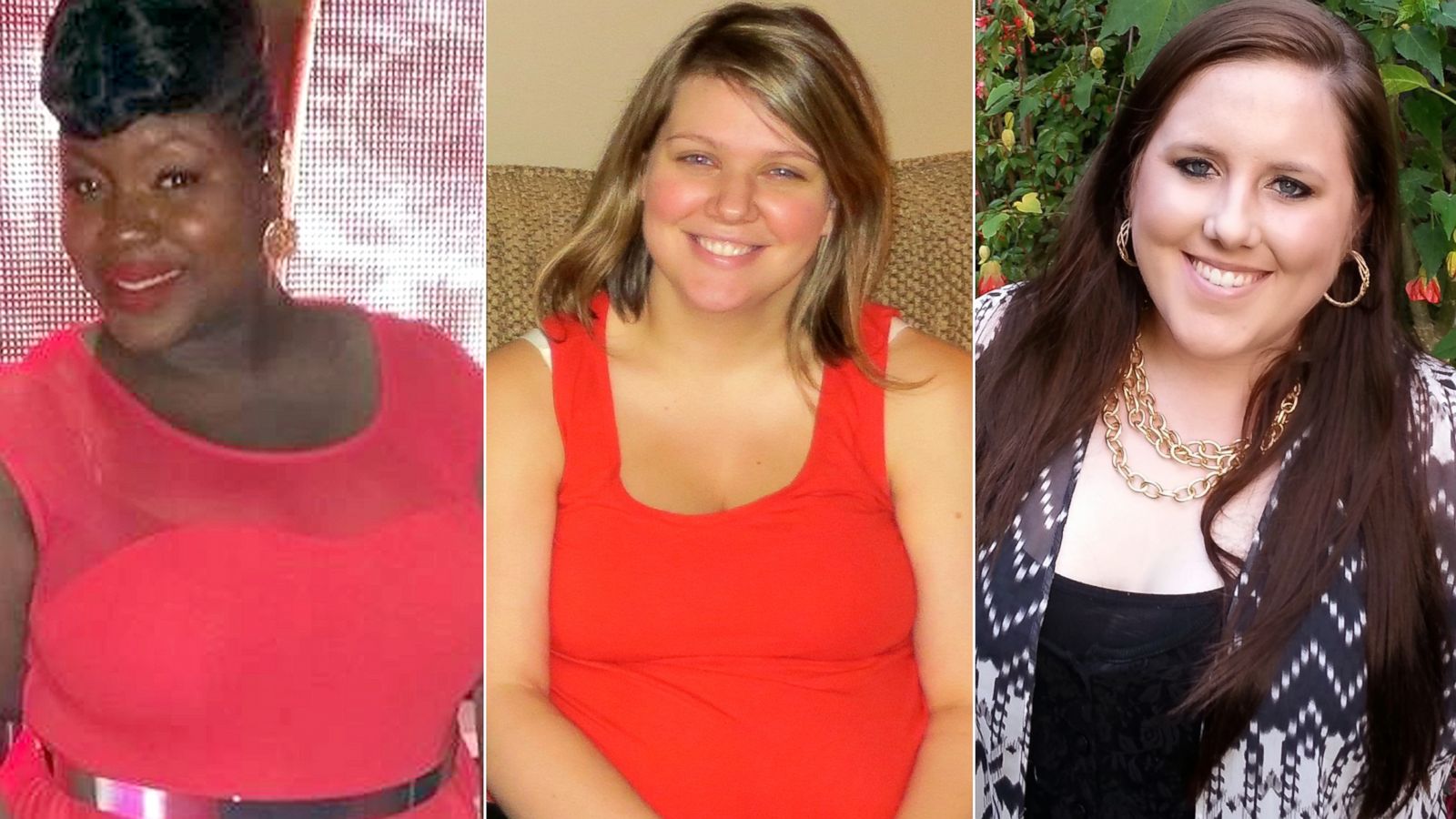 PHOTO: Rachel Saintfort, Brianna Bernard and Lauren Council each lost more than 100 pounds.