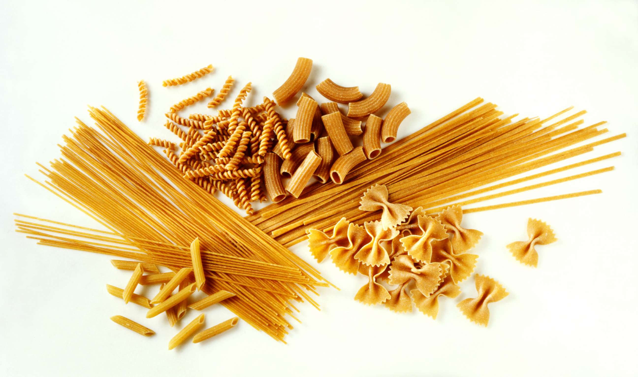 PHOTO: Assorted whole wheat pasta shapes are pictured in this undated stock photo.