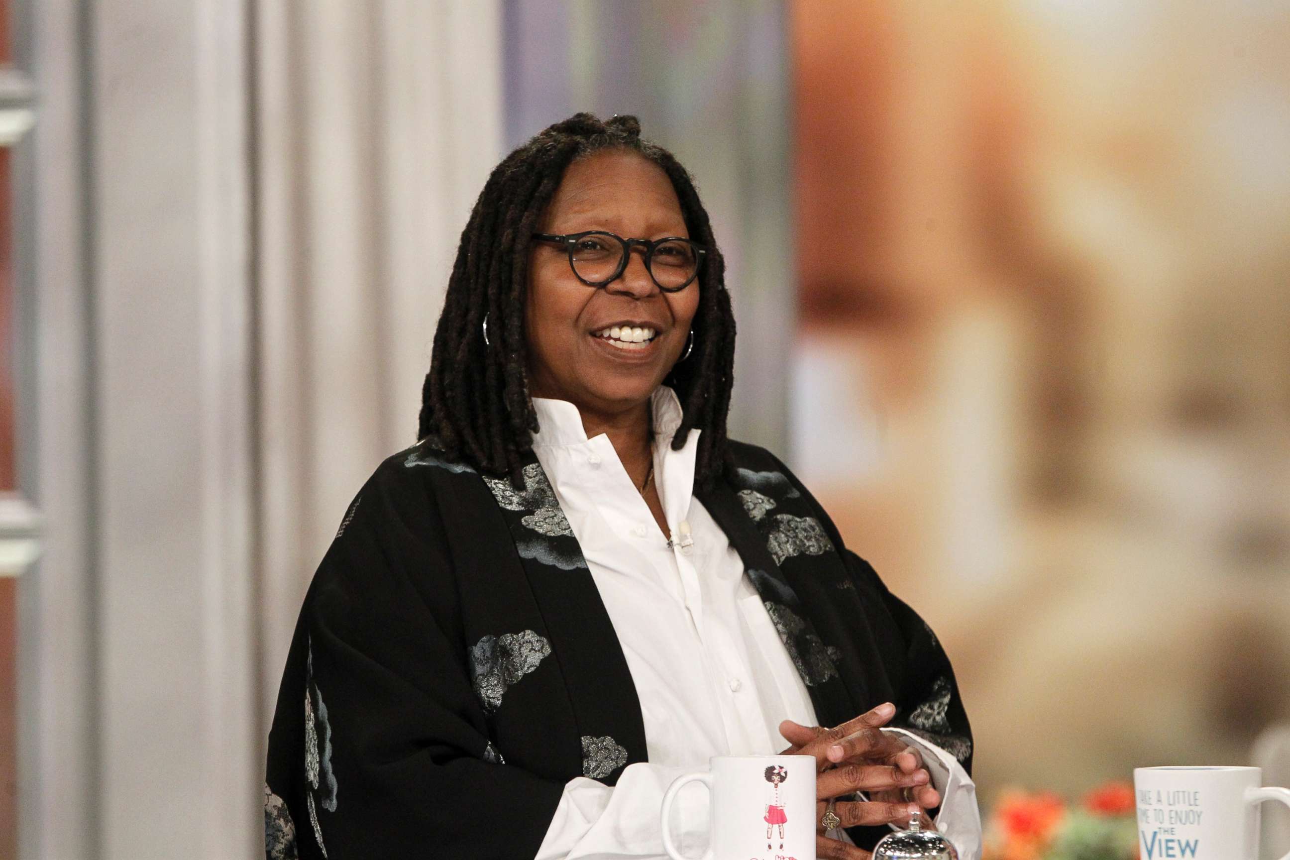 PHOTO: Whoopi Goldberg speaks on "The View," March 20, 2018.