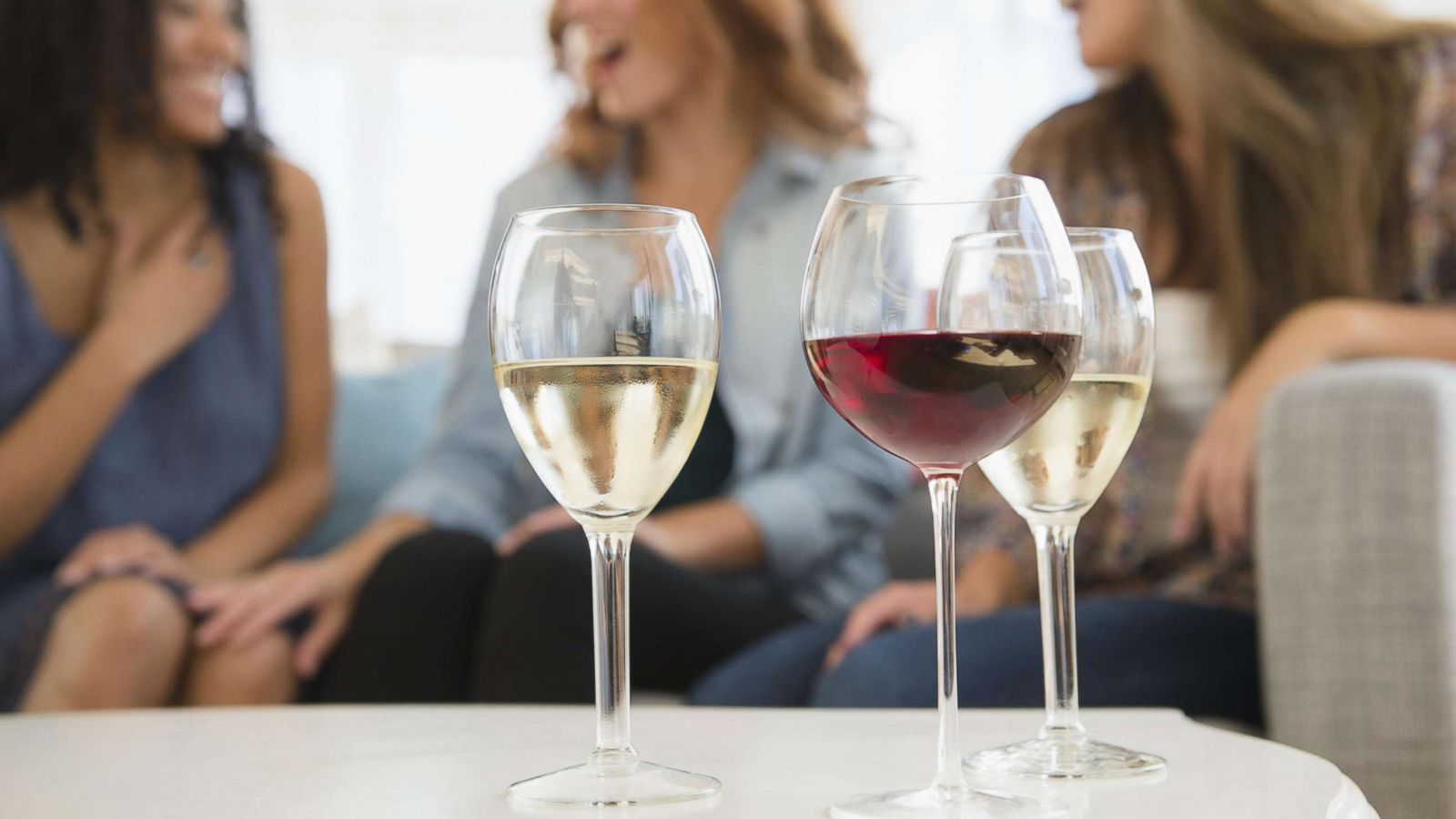 PHOTO: Women are pictured with wine glasses in an undated stock photo.