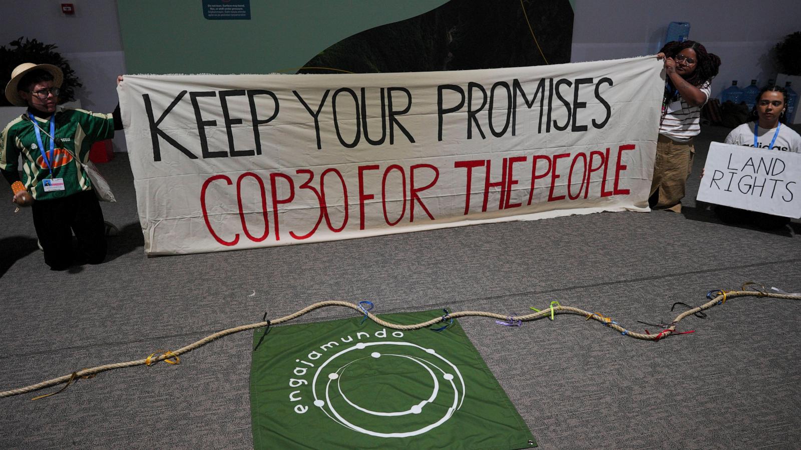 Protesters’ biggest day expected at UN climate talks, where progress is slow