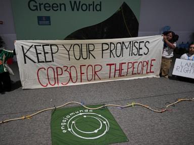 Protesters' biggest day expected at UN climate talks, where progress is slow