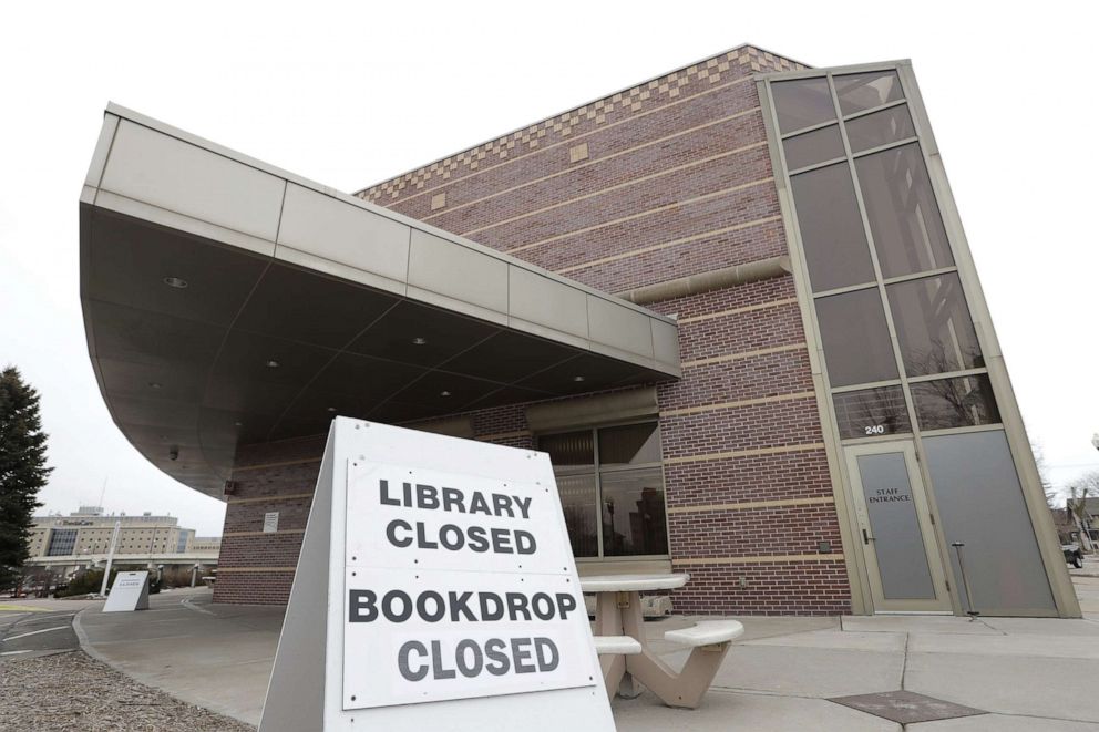 PHOTO: The Neenah Public Library is closed to the public until further notice because of a spike of COVID-19 cases in the community.

Apc Neenahlibrarycoronavirus 0316200085