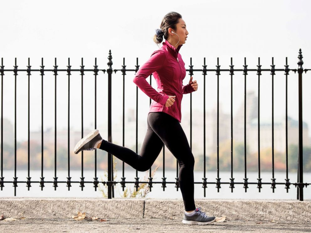 PHOTO: A woman is seen running on a waterfront path in this undated stock photo.