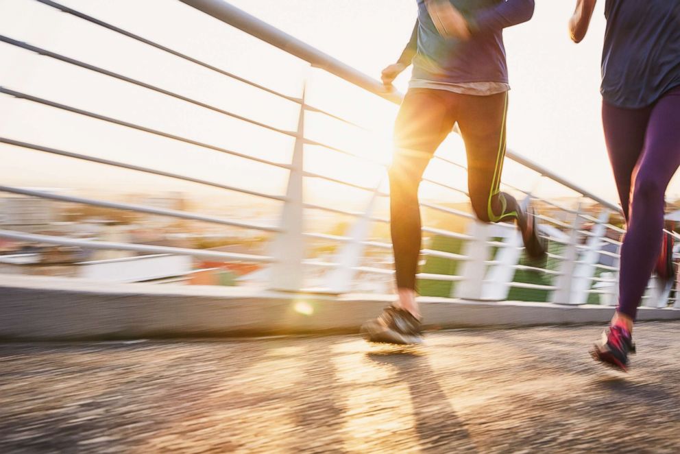 PHOTO: Stock photo of women running.