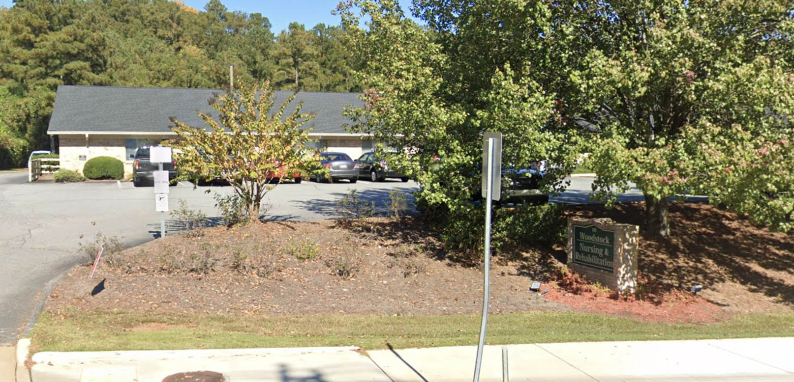 PHOTO: In this screen grab from Google Maps, the Woodstock Nursing and Rehabilitation Center is shown in Woodstock, Ga.