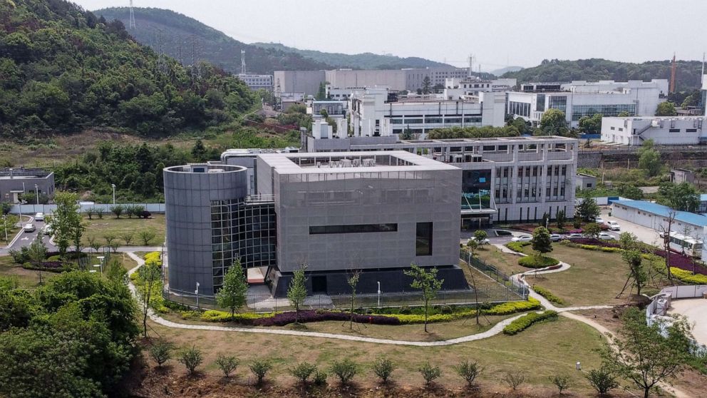 PHOTO: An aerial view shows the P4 laboratory at the Wuhan Institute of Virology in Wuhan, April 17, 2020, in China's central Hubei province.