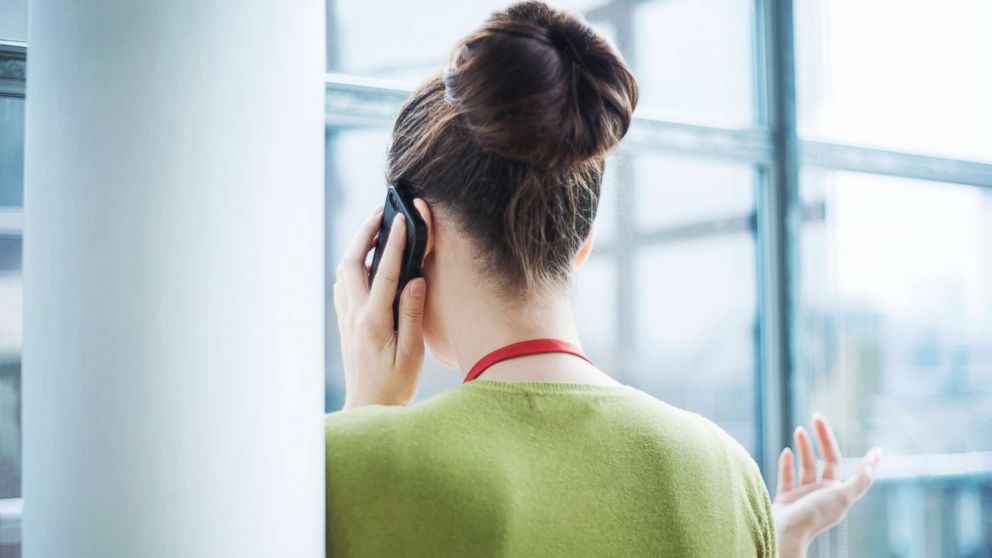 PHOTO: In this undated stock photo, a young woman talking on a cell phone.