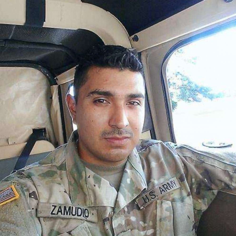 PHOTO: Sgt. Simon Zamudio of the U.S. Army Reserve is seen in this undated photo.
