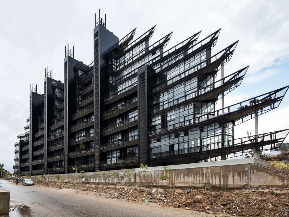 PHOTO: Plot # 1282 a residential complex in Beirut which features the architects signature style.