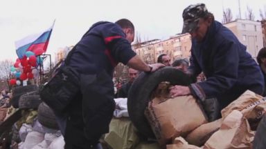 VIDEO: Pro-Russia Protestors Take Over Govt. Building in Ukraine