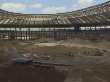 VIDEO: The Site of the 2018 World Cup Is a Construction Site Right Now