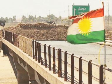 VIDEO: Northern Iraq: Watch Kurds on One Side, ISIS on the Other