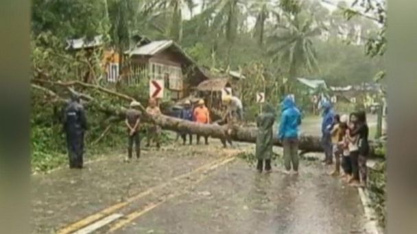 Video Floods And Landslides Still A Danger In Typhoon Hagupit Aftermath