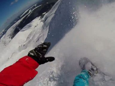 VIDEO: Sorin Radu's GoPro camera captured his eventful run down Papusa Mountain in Romania.