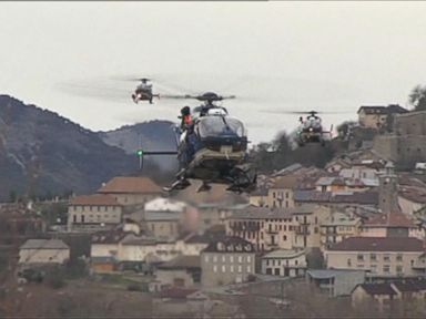 VIDEO: Families of Victims Aboard Crashed Germanwings Flight Arrive Near Scene in French Alps