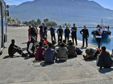 VIDEO: Forty-one survivors were rescued by a merchant ship.