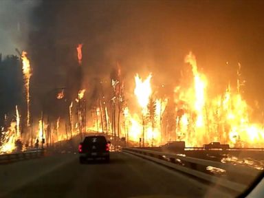 VIDEO: As wildfires continue to rage in Alberta, Canada, the provincial government has declared a state of emergency as two more communities prepared to evacuate overnight Wednesday.