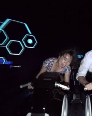 VIDEO: Shanghai Disney Resort: Bob Woodruff Rides Tron Lightcycle Power Run