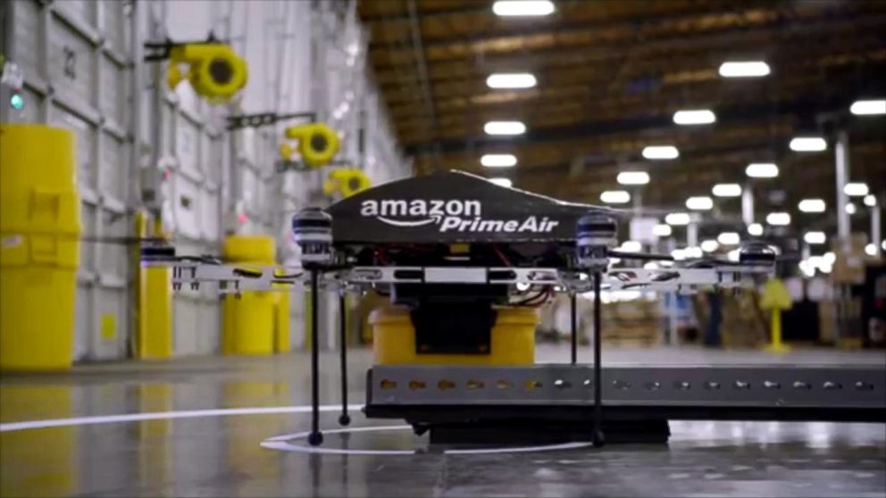 amazon prime air's first customer delivery