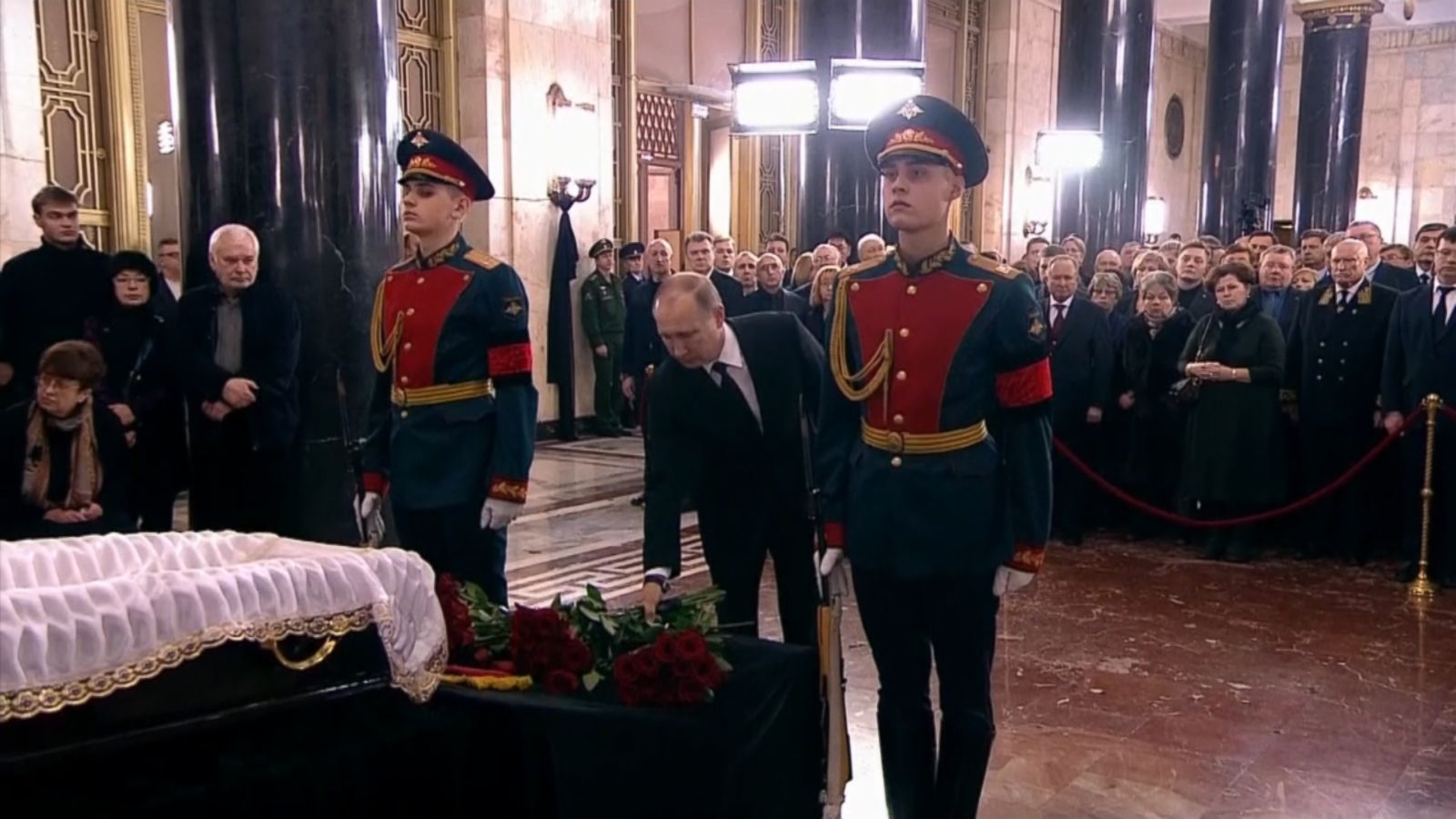 Vladimir Putin Honors Slain Russian Ambassador At Ceremony In Moscow