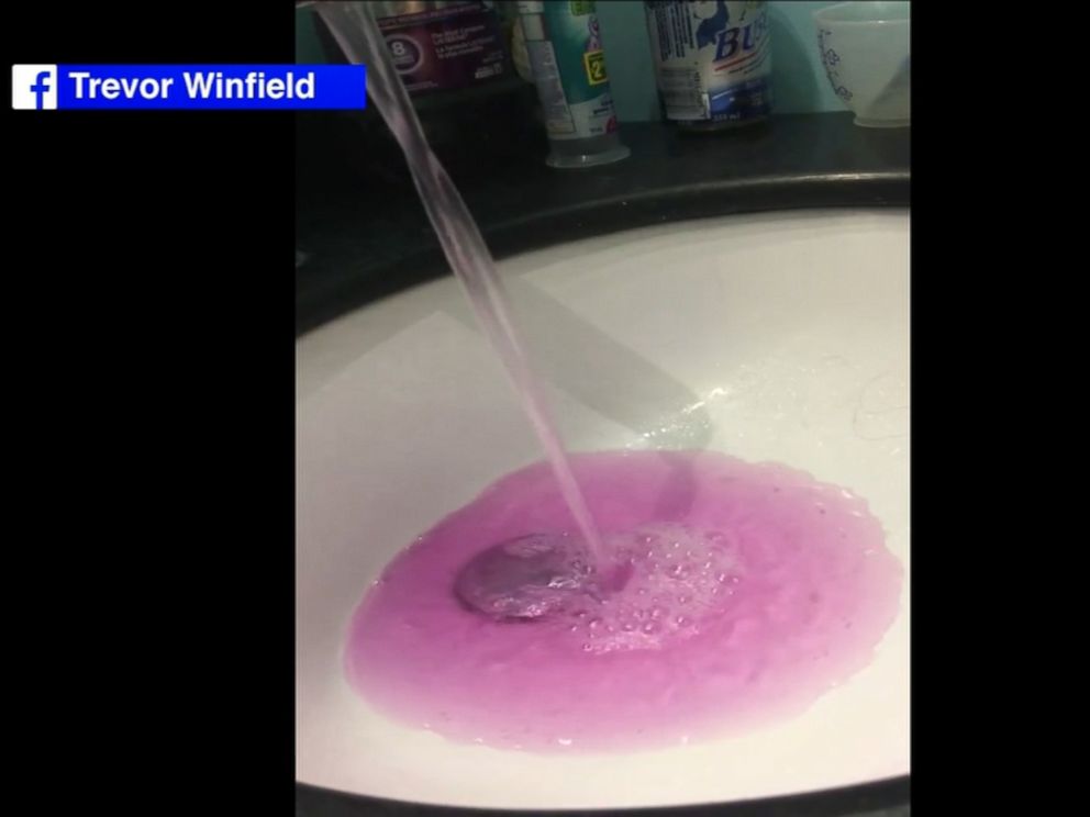 Canadian town sorry for pink tap water - BBC News