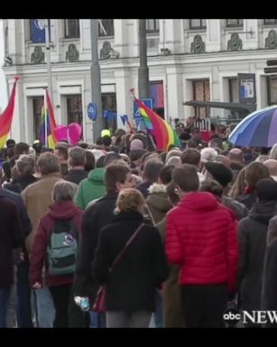 VIDEO: Hundreds march in Amsterdam to support beaten gay couple