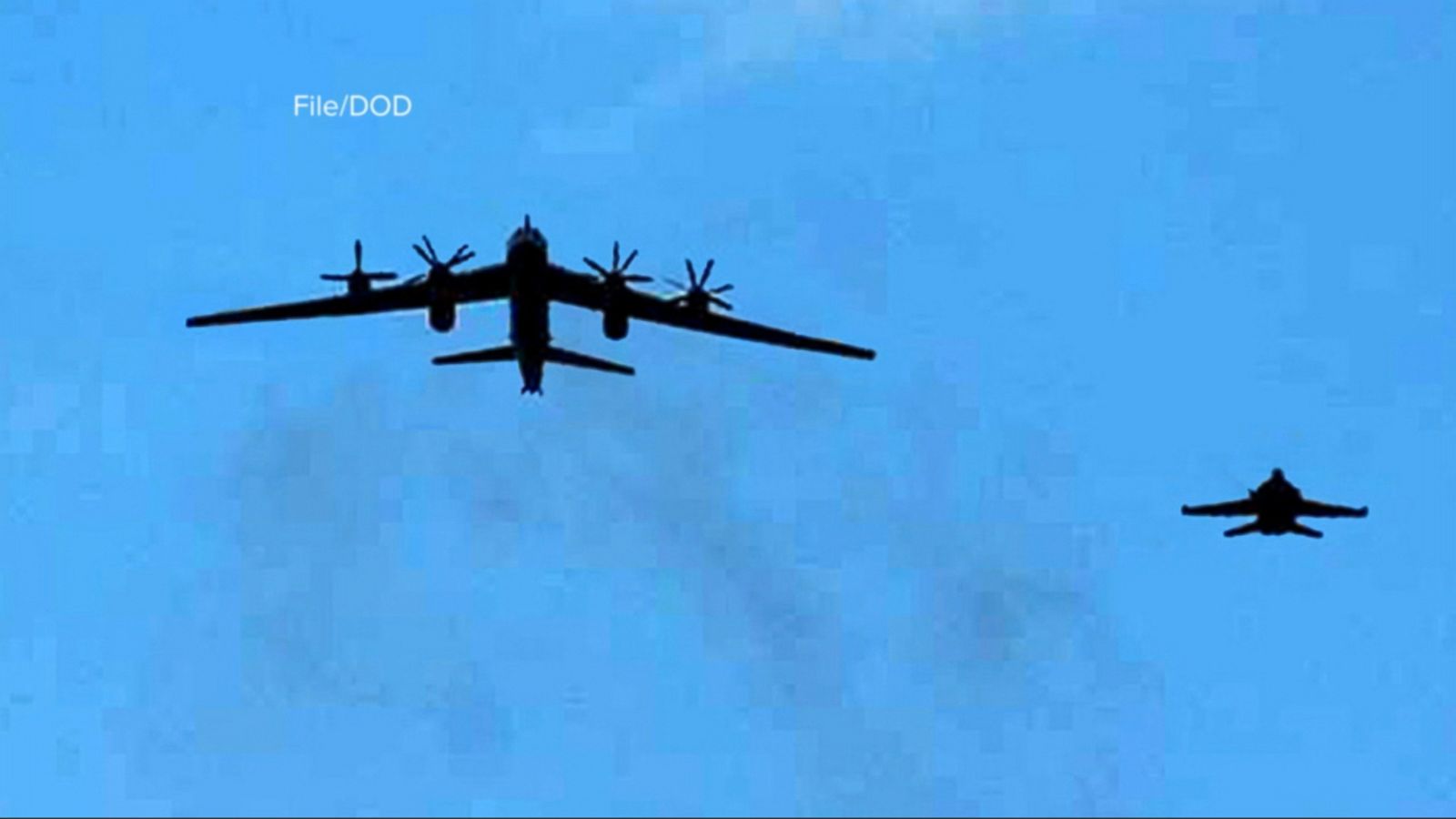 US Intercepts 2 Russian Bombers Off Alaska Coast - Good Morning America