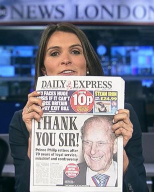 VIDEO: Tabloids react to Prince Philip retirement