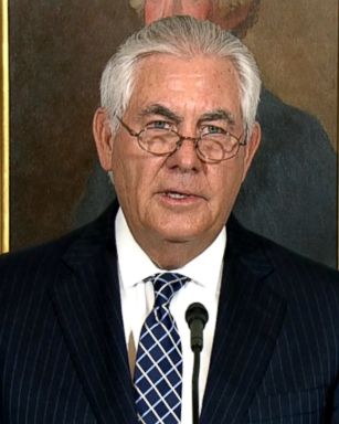 VIDEO: "ISIS is clearly responsible for genocide against Yezidis, Christians, and Shiia Muslims," Tillerson told reporters gathered in the State Department's Treaty Room.