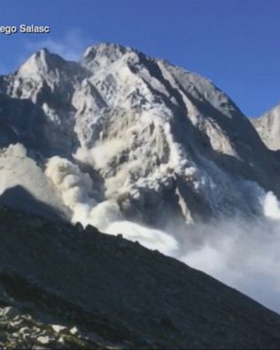 A mudslide and rockslide in a village in Switzerland caused evacuations.