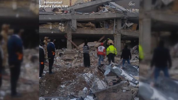 Video Earthquake leaves western Iranian town in ruins - ABC News