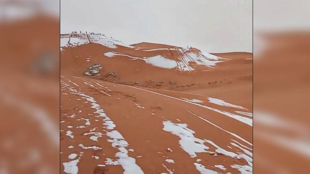 Rare Snowfall Hits The Sahara Desert Abc News,Black White Grey Color Palette