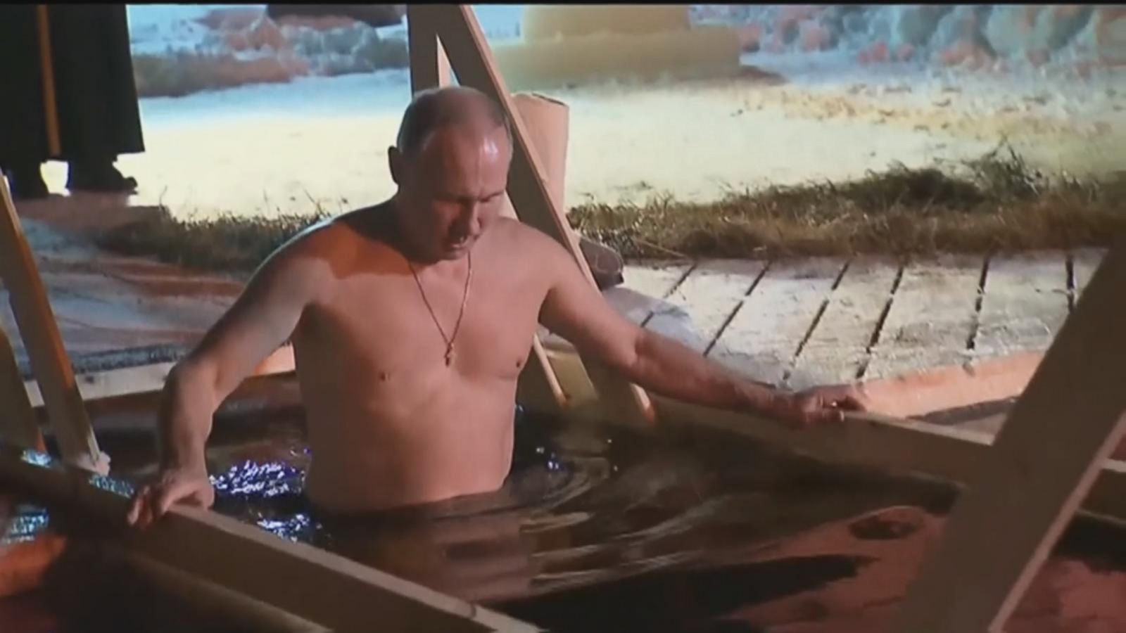 Shirtless Vladimir Putin Takes Dip In Icy Russian Lake For The Epiphany